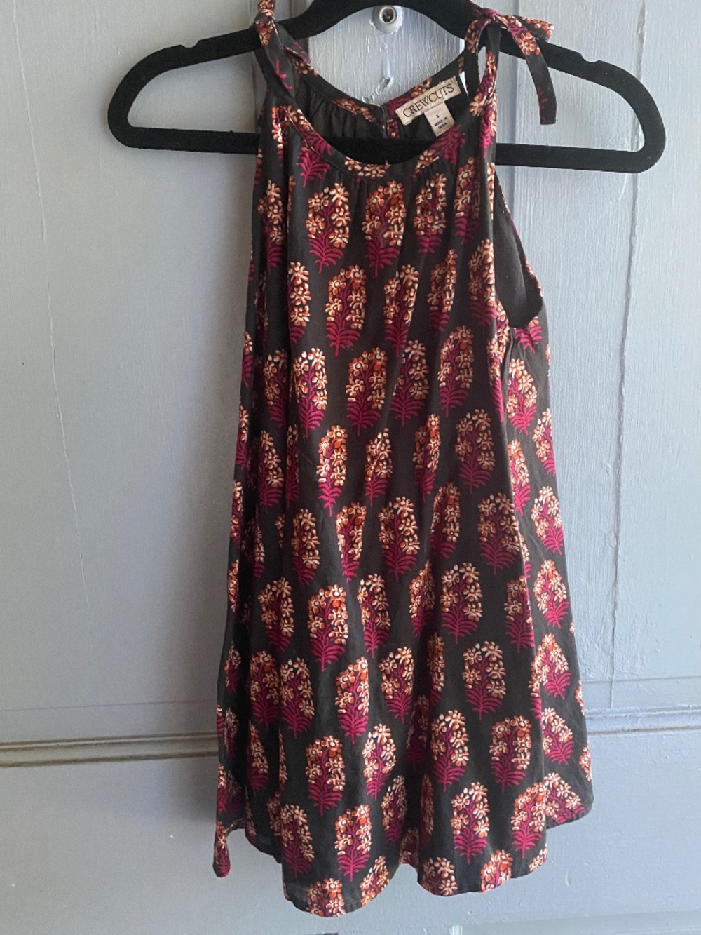 Crewcuts Black Floral Print Dress - 5